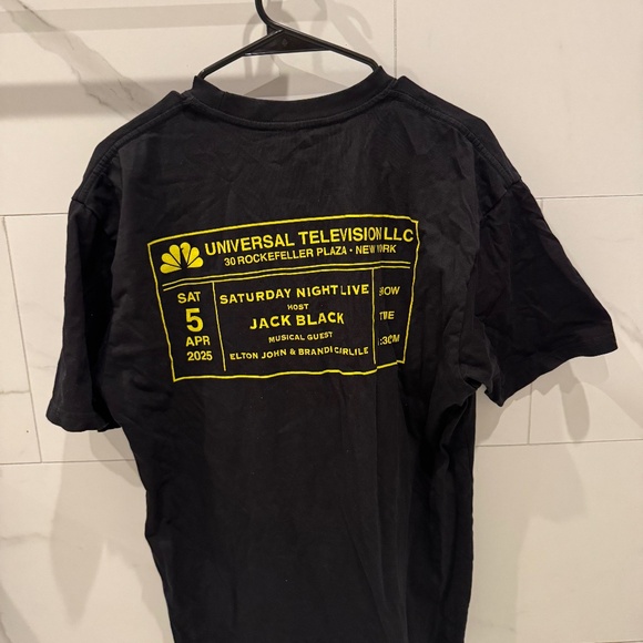 SNL Season 50 Concert Tee | Jack Black & Elton John and Brandi Carlile - Picture 1 of 2